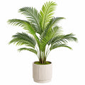 Plante verte artificielle palmier 150 cm en plastique vert pour intérieur décoratif